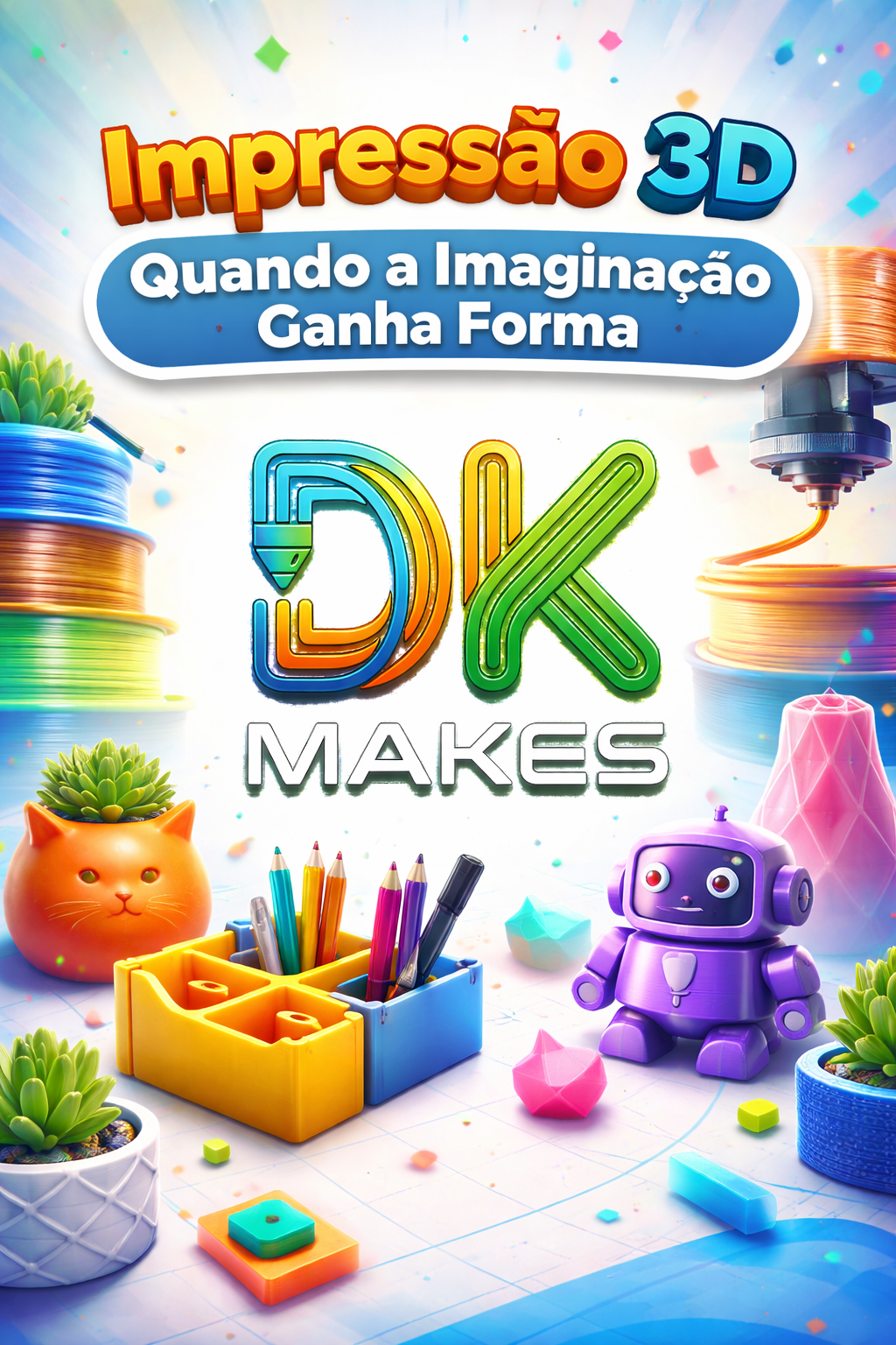 Impressão 3D: Personalização, Criatividade e Inovação no Seu Dia a Dia