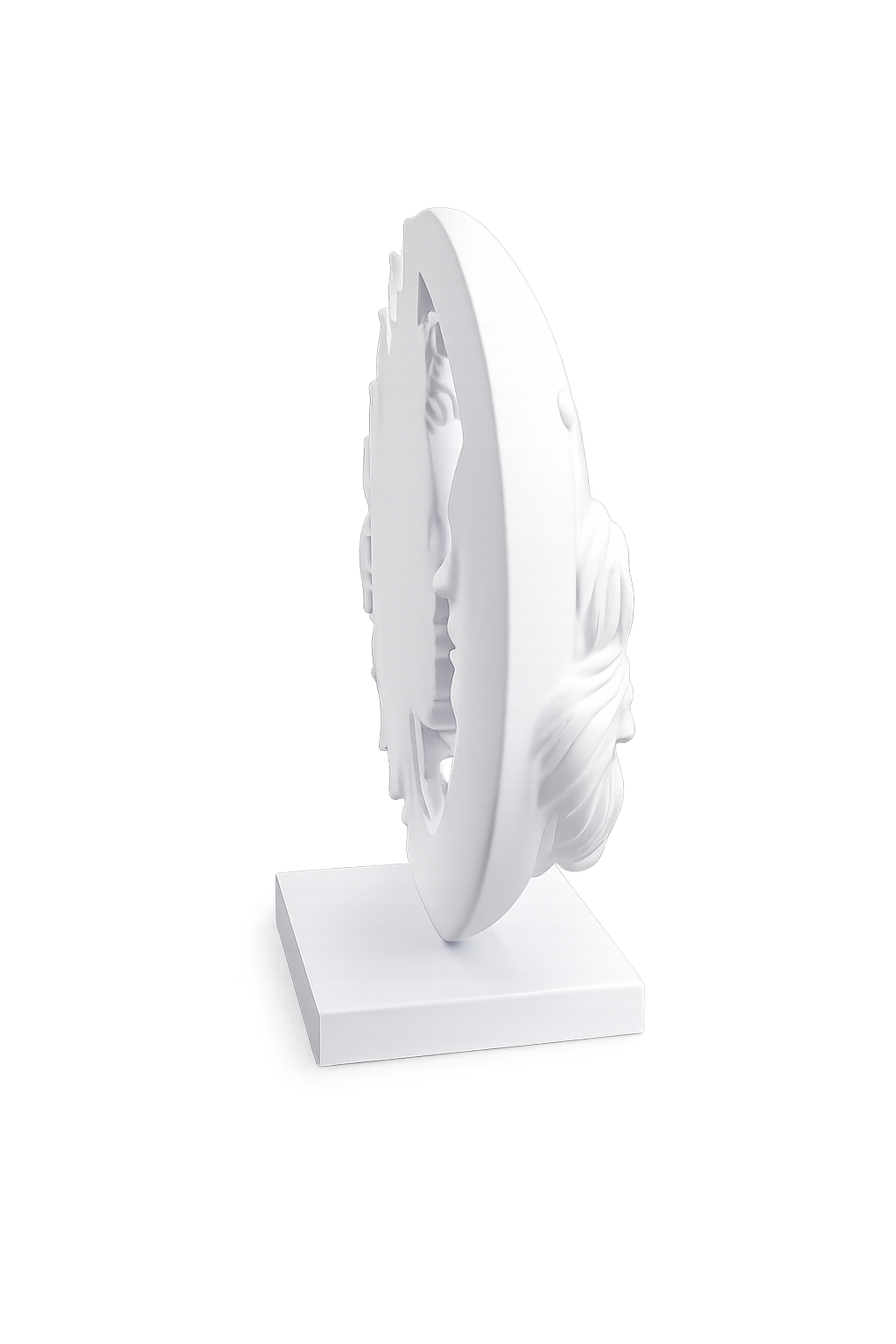 Escultura Encontro Celestial: Sol e Lua em Harmonia