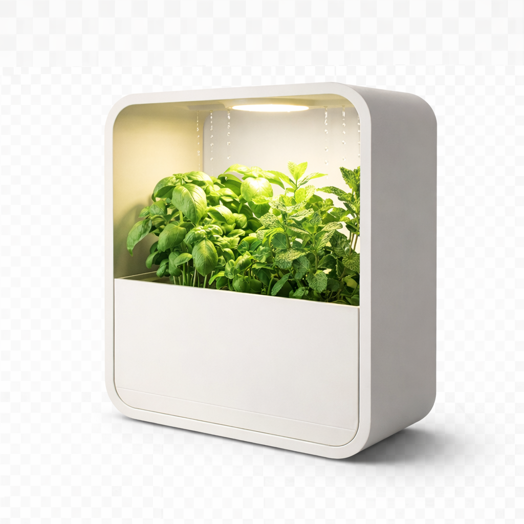 Fioriera Inteligente com Efeito Chuva e Luz LED